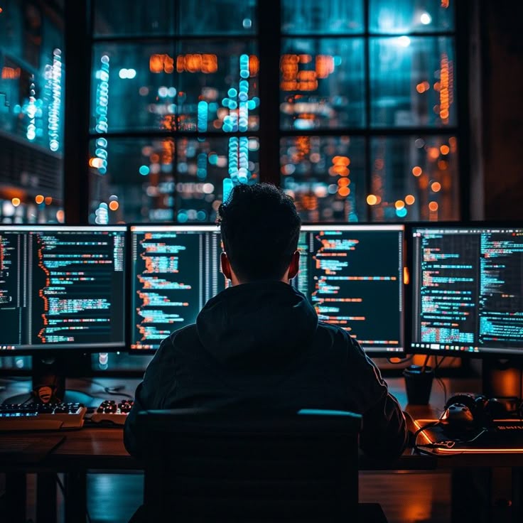 Coder at Night