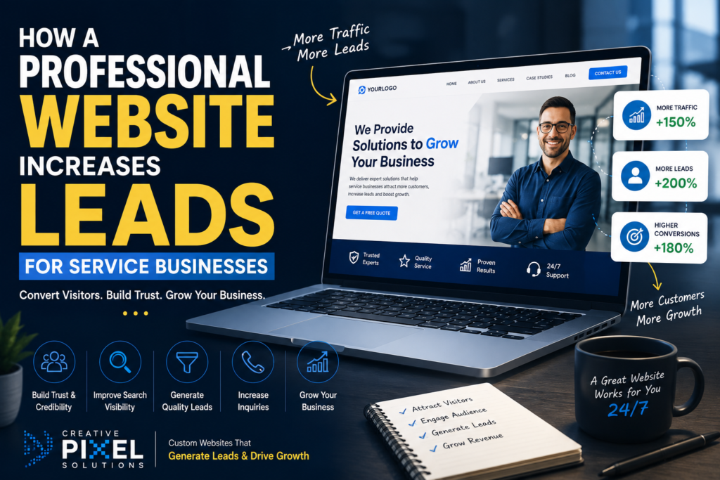 How a Professional Website Increases Leads for Service Businesses