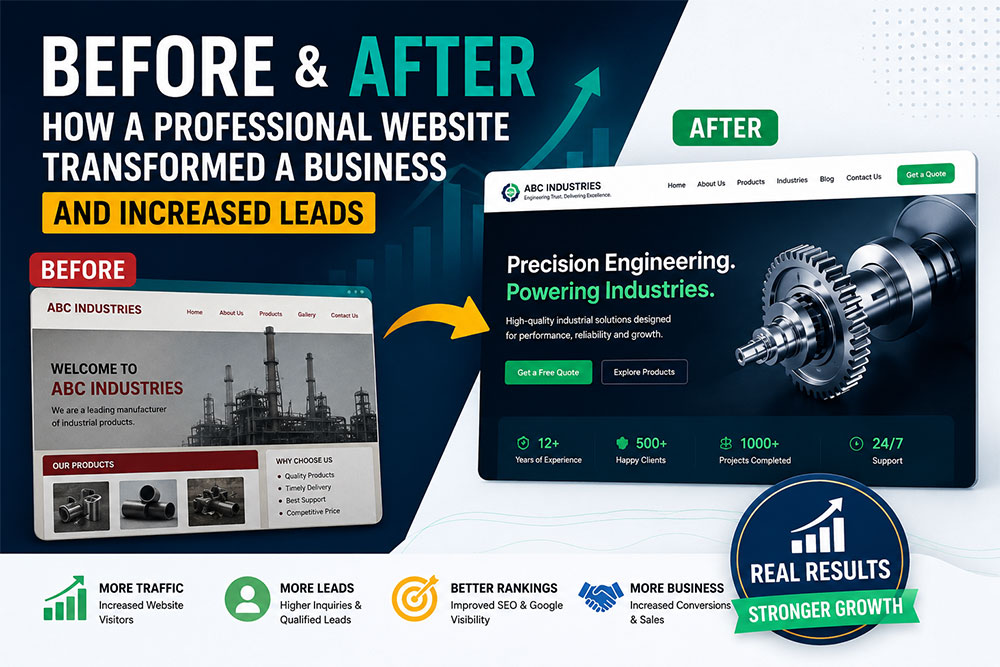 before after website