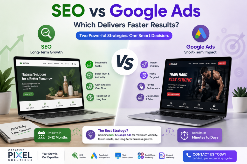 SEO vs Google Ads
