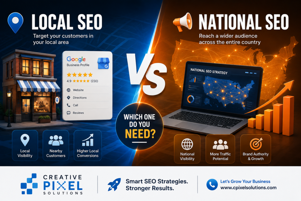 local seo vs national seo